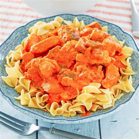 How does Chicken Paprikash fit into your Daily Goals - calories, carbs, nutrition