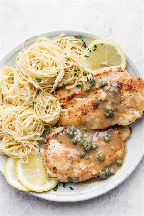 How does Chicken Piccata with Angel Hair fit into your Daily Goals - calories, carbs, nutrition