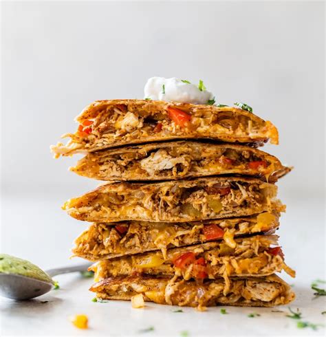 How does Chicken Quesadilla fit into your Daily Goals - calories, carbs, nutrition