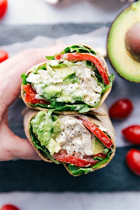 How does Chicken Salad 1/2 Wrap w/ Veggies fit into your Daily Goals - calories, carbs, nutrition