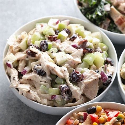 How does Chicken Salad with Greek Yogurt fit into your Daily Goals - calories, carbs, nutrition