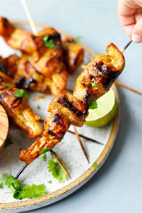 How does Chicken Satay Skewers fit into your Daily Goals - calories, carbs, nutrition