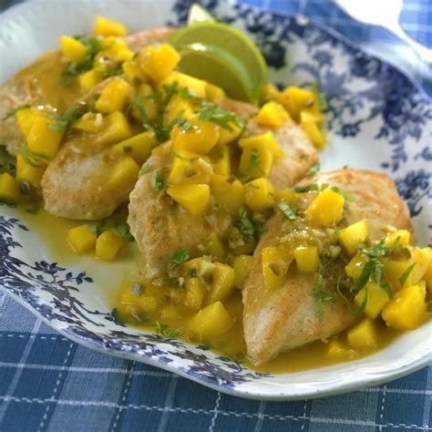 How does Chicken Saute with Mango Sauce fit into your Daily Goals - calories, carbs, nutrition