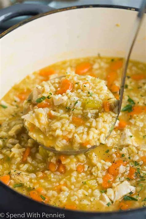 How does Chicken Soup with Rice & Serrano Chili Pepper fit into your Daily Goals - calories, carbs, nutrition