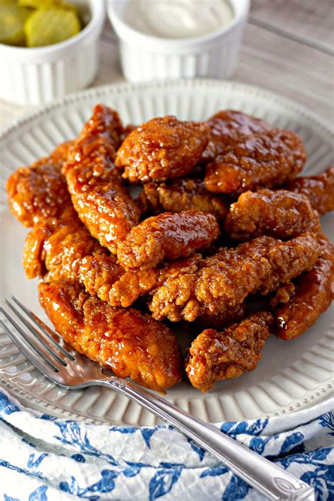 How does Chicken Tender Crispy Honey Mustard BBQ 5 EA fit into your Daily Goals - calories, carbs, nutrition