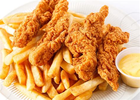 How does Chicken Tenders with Fries fit into your Daily Goals - calories, carbs, nutrition