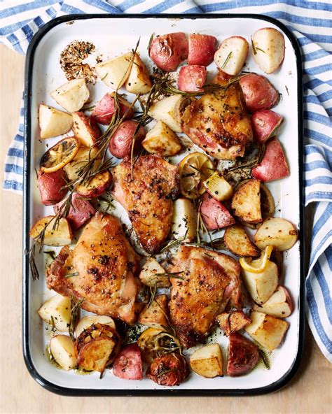 How does Chicken Thigh Roasted Rosemary Potatoes fit into your Daily Goals - calories, carbs, nutrition