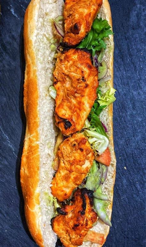 How does Chicken Tikka Baguette fit into your Daily Goals - calories, carbs, nutrition