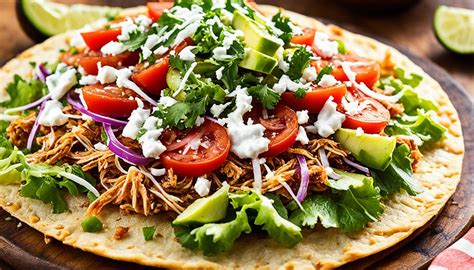 How does Chicken Tinga Tostada fit into your Daily Goals - calories, carbs, nutrition