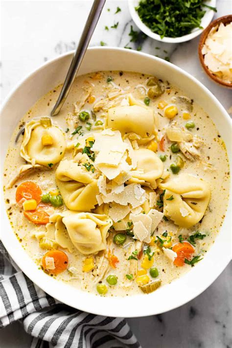 How does Chicken Tortellini Soup fit into your Daily Goals - calories, carbs, nutrition