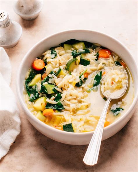 How does Chicken Vegetable Orzo Soup fit into your Daily Goals - calories, carbs, nutrition