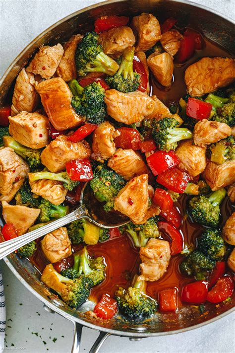 How does Chicken Veggie Stir-Fry fit into your Daily Goals - calories, carbs, nutrition