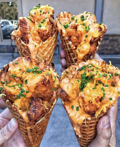 How does Chicken Waffle Cones fit into your Daily Goals - calories, carbs, nutrition