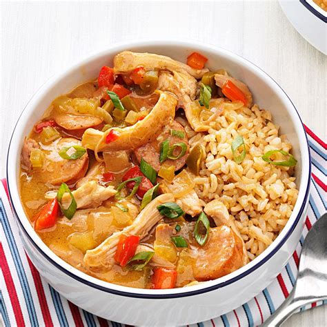 How does Chicken and Andouille Gumbo fit into your Daily Goals - calories, carbs, nutrition