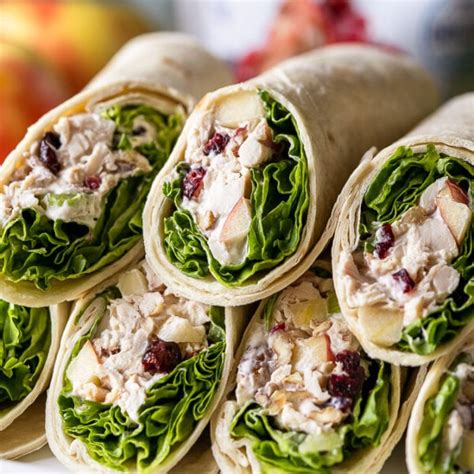 How does Chicken and Apple Salad Wrap fit into your Daily Goals - calories, carbs, nutrition