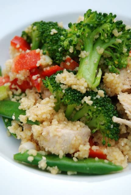 How does Chicken and Couscous Salad fit into your Daily Goals - calories, carbs, nutrition