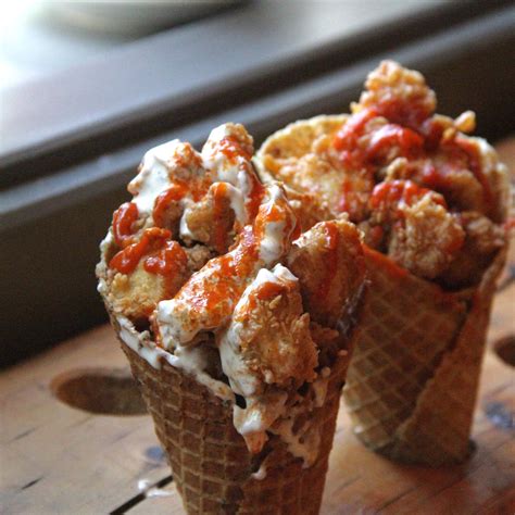 How does Chicken and Waffle Cone fit into your Daily Goals - calories, carbs, nutrition