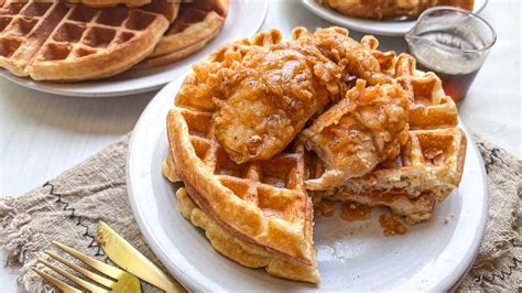 How does Chicken and Waffles with Maple Bacon Syrup fit into your Daily Goals - calories, carbs, nutrition