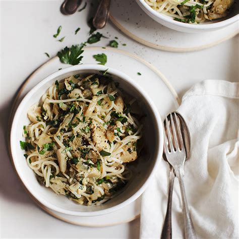 How does Chicken with Artichokes and Angel Hair Pasta fit into your Daily Goals - calories, carbs, nutrition