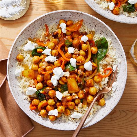 How does Chickpea Tagine with Couscous fit into your Daily Goals - calories, carbs, nutrition