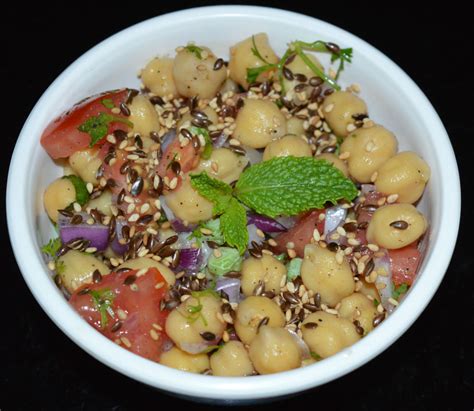 How does Chickpea with Flax Salad fit into your Daily Goals - calories, carbs, nutrition