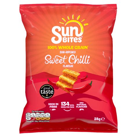 How does Chilli Sunbites fit into your Daily Goals - calories, carbs, nutrition