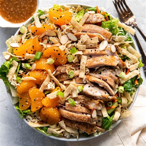 How does Chinese Chicken Salad Plate fit into your Daily Goals - calories, carbs, nutrition