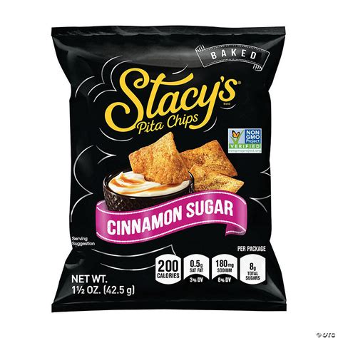 How does Chip Pita Cinnamon Sugar Stacy's 1.5 oz fit into your Daily Goals - calories, carbs, nutrition