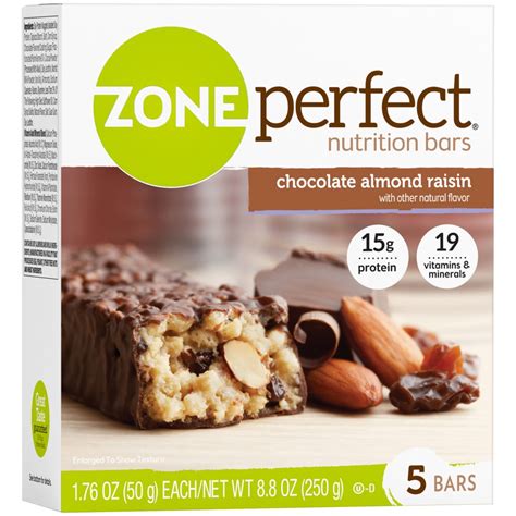 How does Chocolate Almond Raisin fit into your Daily Goals - calories, carbs, nutrition