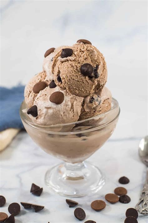 How does Chocolate Chip Ice Cream fit into your Daily Goals - calories, carbs, nutrition