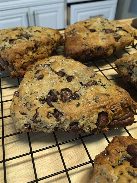 How does Chocolate Chunk Scone fit into your Daily Goals - calories, carbs, nutrition