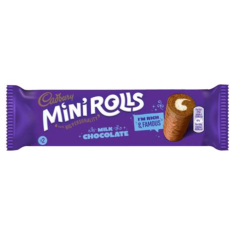 How does Chocolate Mini Roll fit into your Daily Goals - calories, carbs, nutrition