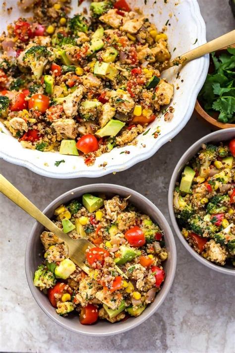 How does Chopped Sesame Chicken and Quinoa Salad fit into your Daily Goals - calories, carbs, nutrition