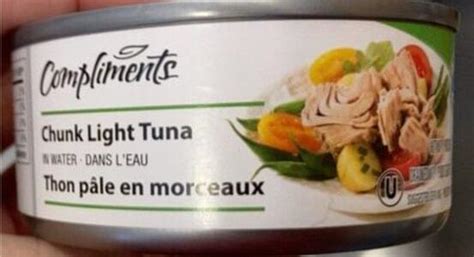 How does Chunk Light Tuna in Water 56 G fit into your Daily Goals - calories, carbs, nutrition