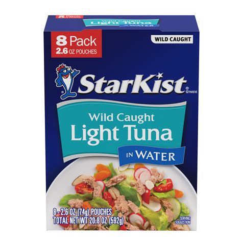 How does Chunk Light Tuna in Water Pouch fit into your Daily Goals - calories, carbs, nutrition