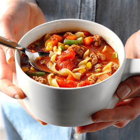 How does Chunky Beef Noodle Soup 12 oz fit into your Daily Goals - calories, carbs, nutrition