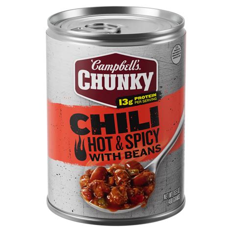 How does Chunky Chili Hot & Spicy fit into your Daily Goals - calories, carbs, nutrition