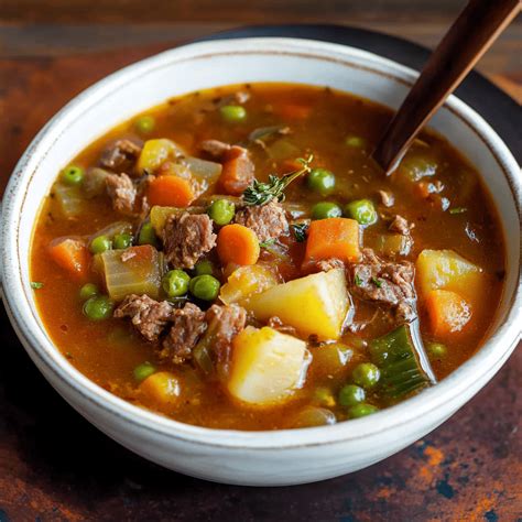 How does Chunky Soup-Old Fashioned Vegetable Beef fit into your Daily Goals - calories, carbs, nutrition