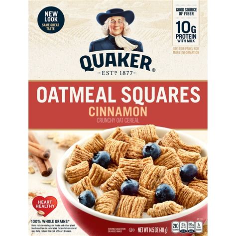 How does Cinnamon Crunchy Oat Squares fit into your Daily Goals - calories, carbs, nutrition