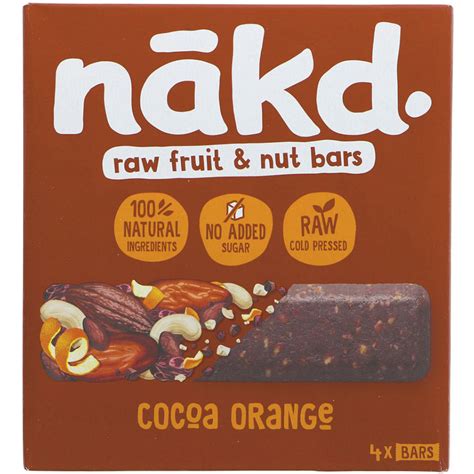 How does Cocoa Orange Bar fit into your Daily Goals - calories, carbs, nutrition