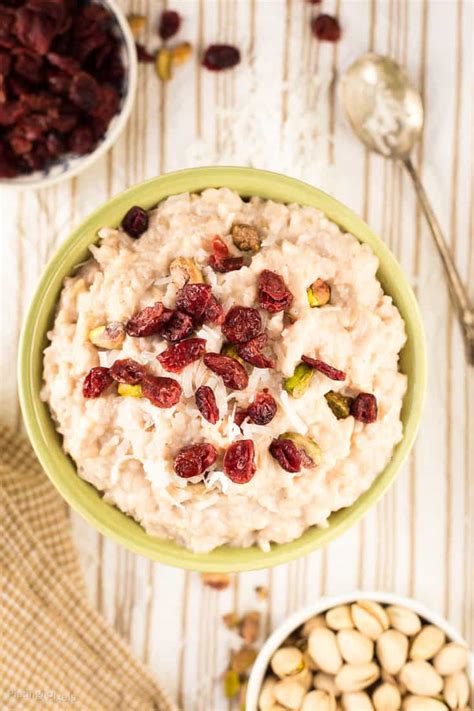 How does Coconut Cranberry Rice Pudding fit into your Daily Goals - calories, carbs, nutrition