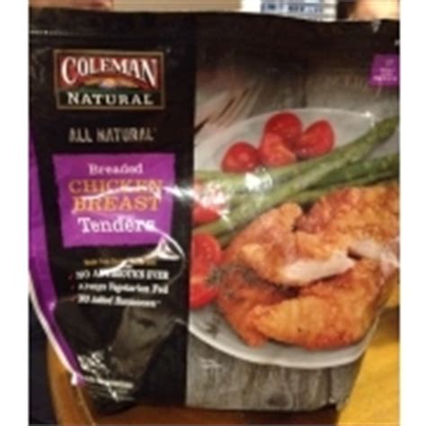 How does Coleman's All Natural Chicken Tenders (3 tenders) fit into your Daily Goals - calories, carbs, nutrition