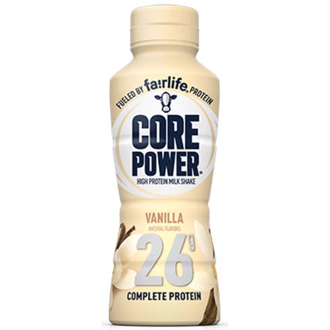 How does Core Power Vanilla 26G fit into your Daily Goals - calories, carbs, nutrition