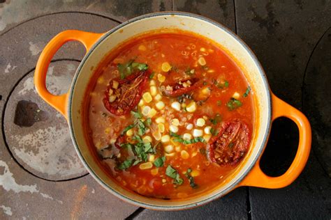 How does Corn and Tomato Chowder fit into your Daily Goals - calories, carbs, nutrition