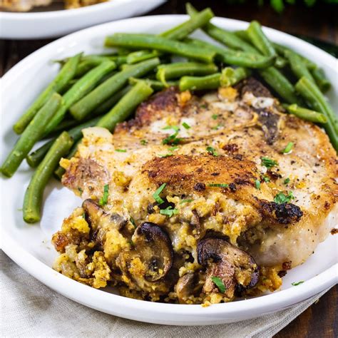 How does Cornbread Stuffed Pork Chop fit into your Daily Goals - calories, carbs, nutrition