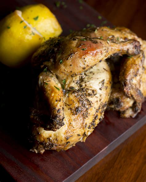 How does Cornish Game Hens with Pumpkin Seed Pesto fit into your Daily Goals - calories, carbs, nutrition