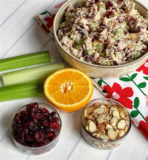 How does Cranberry Almond Chicken Salad fit into your Daily Goals - calories, carbs, nutrition