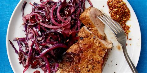 How does Cranberry Pork with Cabbage & Yam Cakes fit into your Daily Goals - calories, carbs, nutrition