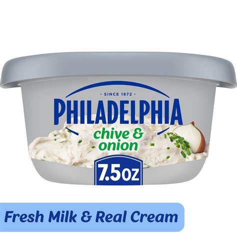 How does Cream Cheese Spread, Chive & Onion fit into your Daily Goals - calories, carbs, nutrition