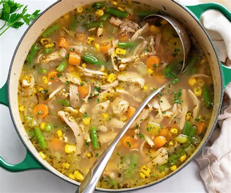 How does Cream of Chicken and Vegetable Soup fit into your Daily Goals - calories, carbs, nutrition